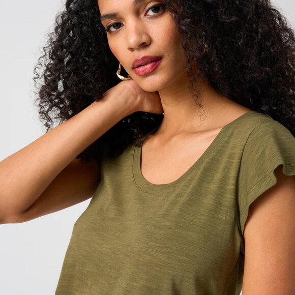 Sanctuary West Side Tee - Mossy Green - XS - Picture 3 of 6